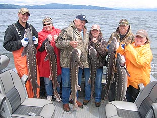 Columbia River Sturgeon Fishing