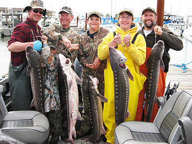 Columbia River Sturgeon Fishing Guides